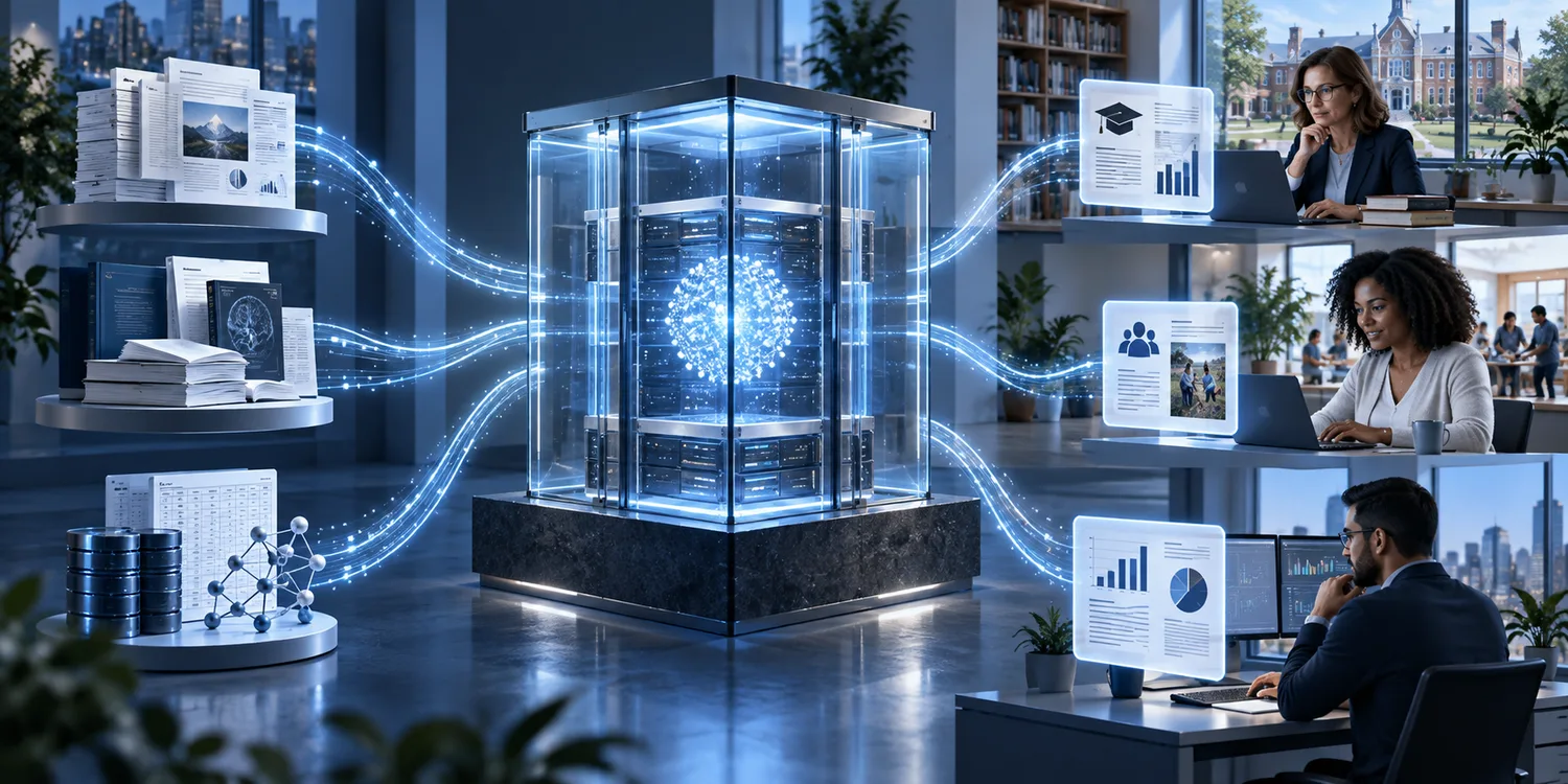 Private knowledge and model systems connected through secure infrastructure